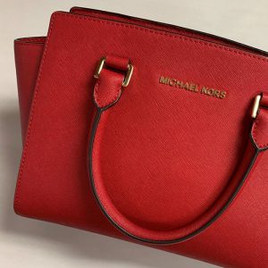 mk purses red